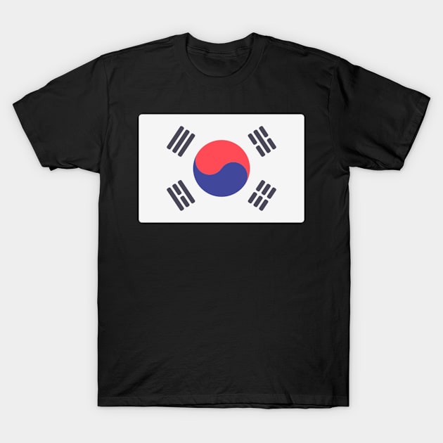 FLAG OF SOUTH KOREA T-Shirt by Just Simple and Awesome